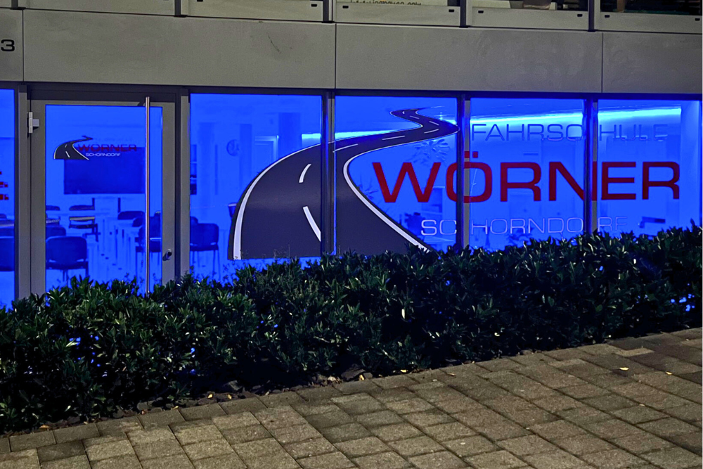 Räumlichkeiten der Fahrschule Wörner in Schorndorf